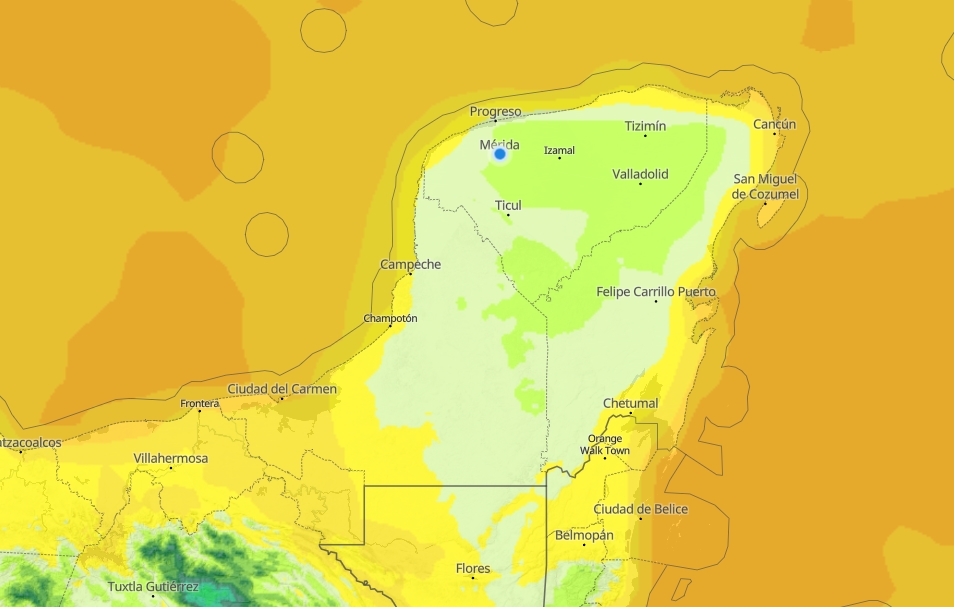 Fin De Semana Con Heladez En La Península De Yucatán Meteorología Yucatán 3514